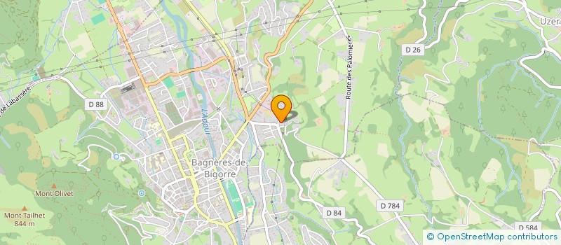 localisation de l'entreprise A L'ORRI  BAGNERES-DE-BIGORRE