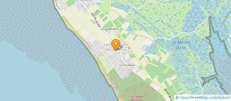 localisation de l'entreprise A L'OUEST  SAINT-CLEMENT-DES-BALEINES