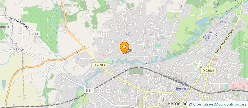 localisation de l'entreprise A L'OUEST à BERGERAC