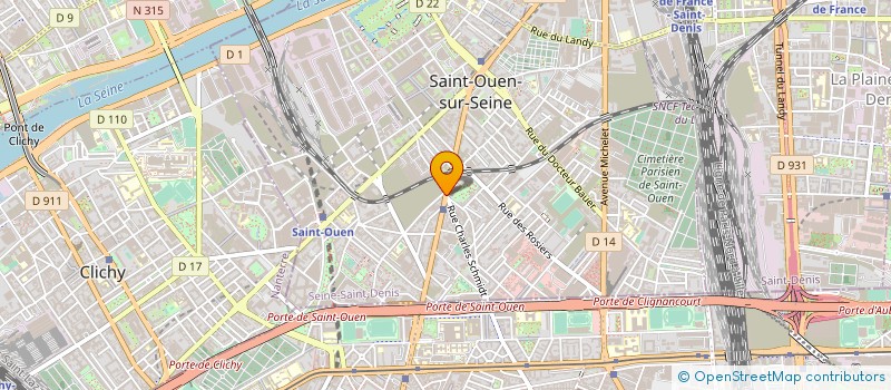 localisation de l'entreprise A L'OUEST D'EDEN à SAINT-OUEN-SUR-SEINE