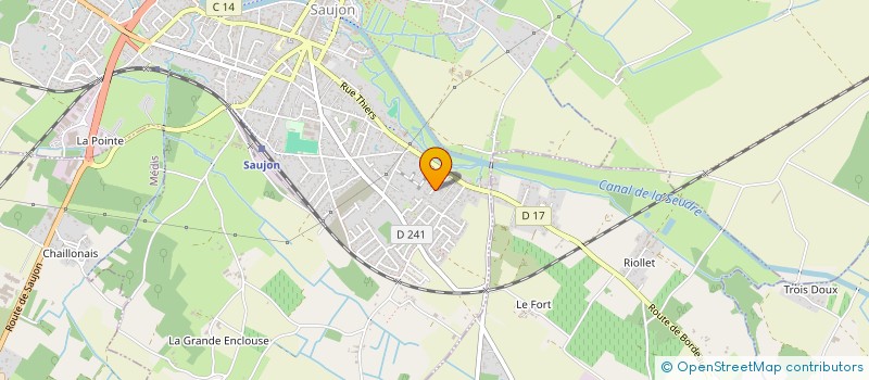 localisation de l'entreprise A.L.P.  SABLONCEAUX