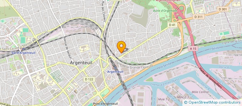 localisation de l'entreprise A L P H A T E C H à ARGENTEUIL