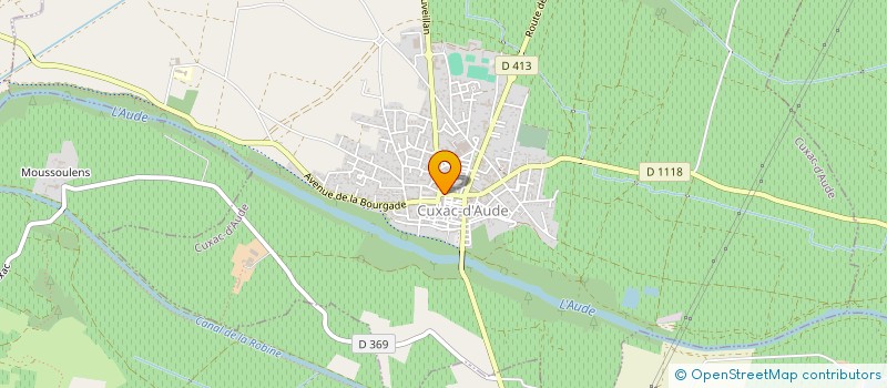 localisation de l'entreprise A L P OPTIQUE à CUXAC-D'AUDE