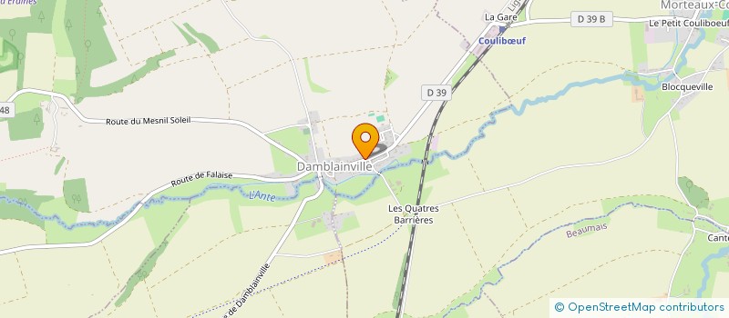 localisation de l'entreprise A.L.P.S.  DAMBLAINVILLE