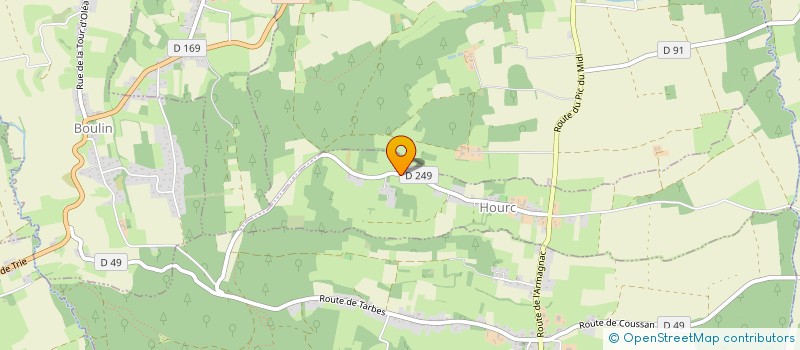 localisation de l'entreprise A/L PAIE ET RH  HOURC