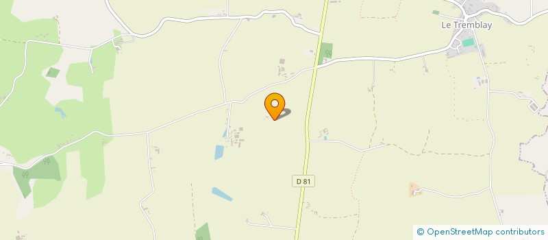 localisation de l'entreprise A.L. PATISSERIE  OMBREE D'ANJOU