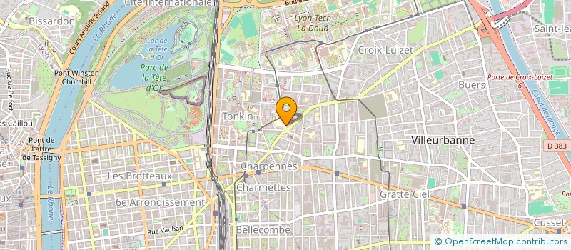 localisation de l'entreprise A&L PRESTIGE  VILLEURBANNE