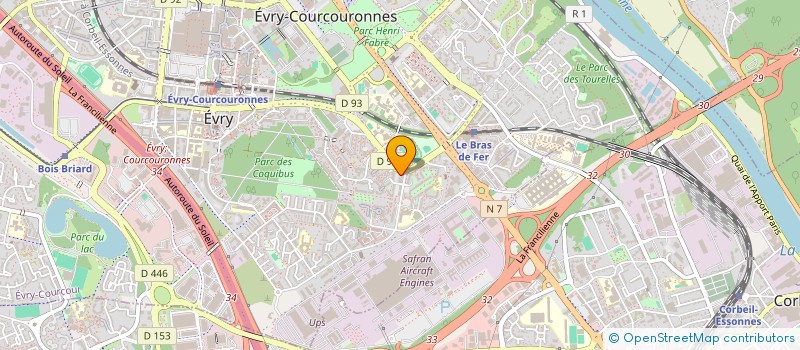 localisation de l'entreprise A-L PROPRETE à EVRY-COURCOURONNES