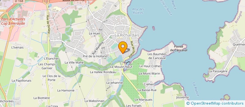 localisation de l'entreprise A.L. RESSOURCES  LA RICHARDAIS