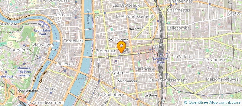 localisation de l'entreprise A.L.S.  LYON