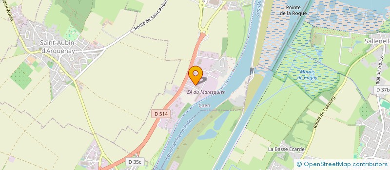 localisation de l'entreprise A.L.S.B  OUISTREHAM