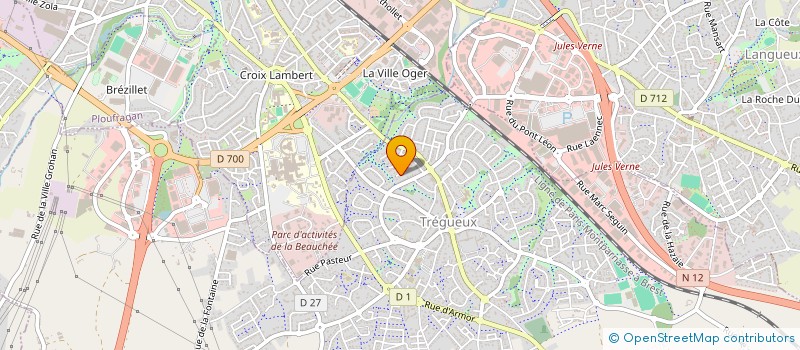 localisation de l'entreprise A.L.S. COMPOSANTS à TREGUEUX