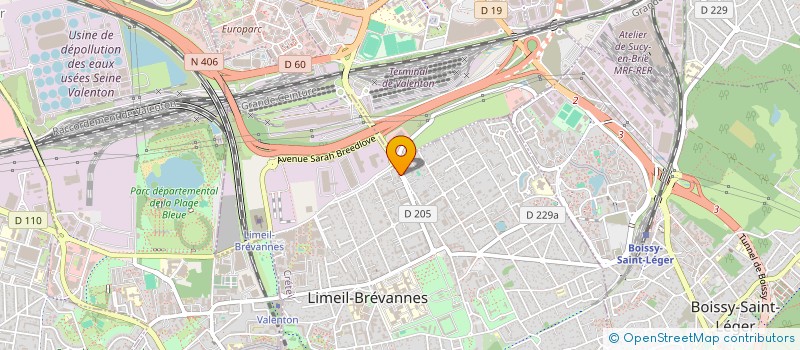 localisation de l'entreprise A.L.S. ELECTRONIQUE à LIMEIL-BREVANNES