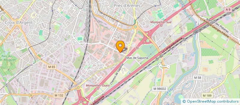 localisation de l'entreprise A.L.S HOLDING à MONTPELLIER