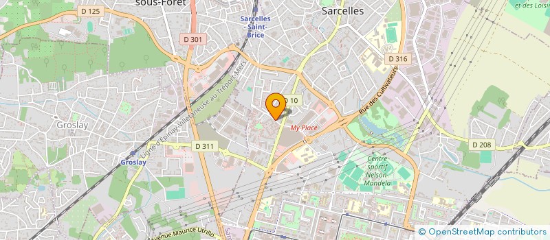 localisation de l'entreprise A.L.S. OUFELLA à SARCELLES