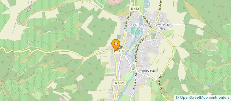 localisation de l'entreprise A.L. SPORTS & LOISIRS  AVIREY-LINGEY