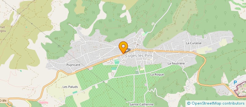 localisation de l'entreprise A.L.T  CUGES-LES-PINS