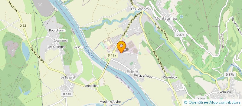 localisation de l'entreprise A.L.T à BRIORD