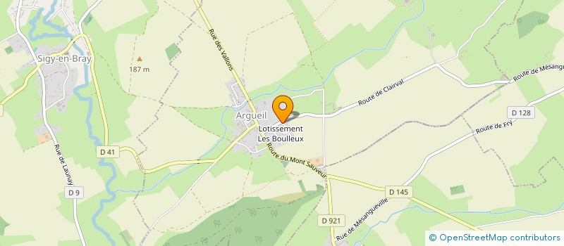 localisation de l'entreprise A.L.T  ARGUEIL