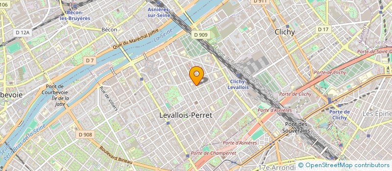 localisation de l'entreprise A.L.T.E.Z. à LEVALLOIS-PERRET