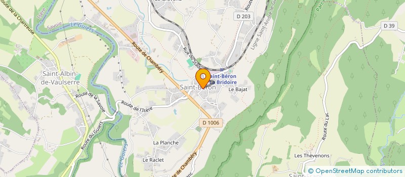 localisation de l'entreprise A.L.T. MENUISERIE  SAINT-BERON