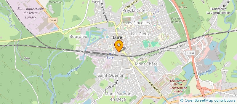 localisation de l'entreprise A.L.T.P  LYOFFANS