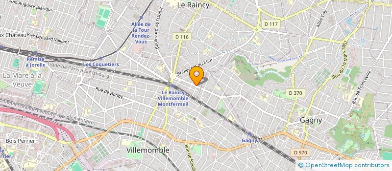 localisation de l'entreprise A.L.T.P à LES PAVILLONS-SOUS-BOIS