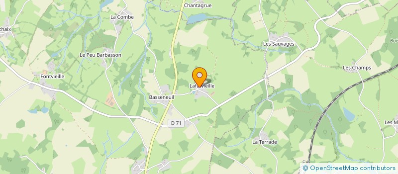 localisation de l'entreprise A.L TP à VAREILLES