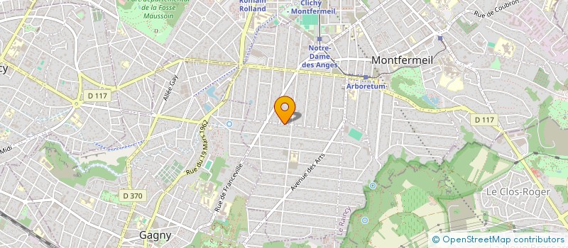 localisation de l'entreprise A & L TRANSPORTS FUNERAIRES  MONTFERMEIL