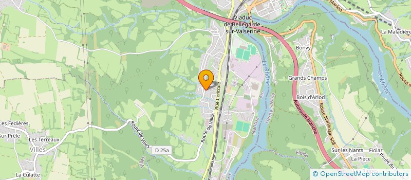 localisation de l'entreprise A.L TRANSPORTS LOGISTIQUE à VALSERHONE