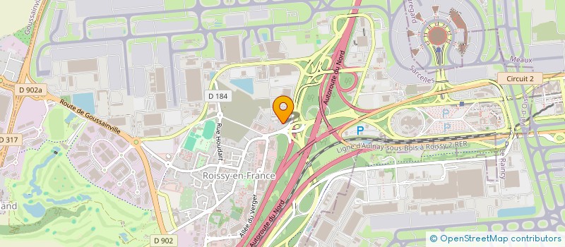 localisation de l'entreprise A&L TRAVEL ASSOCIES  ROISSY-EN-FRANCE