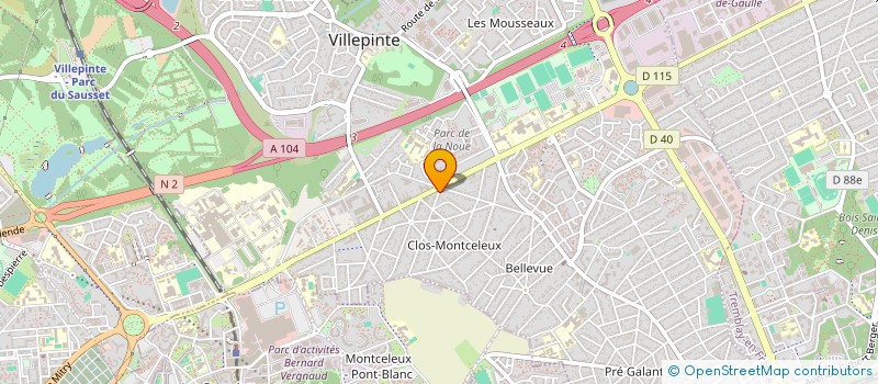 localisation de l'entreprise A L'ULTIME REPOS à VILLEPINTE