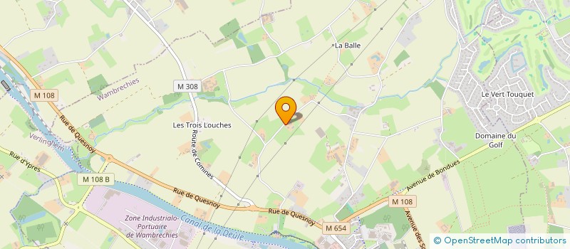 localisation de l'entreprise A L'UNISSON à WAMBRECHIES