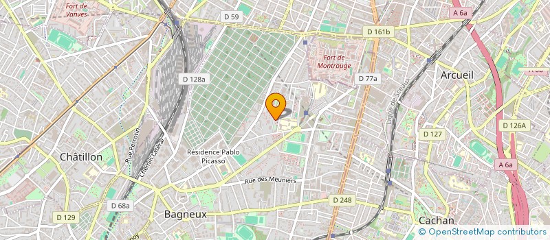 localisation de l'entreprise A L' UNISSON POUR L' EDUCATION (AUPE)  BAGNEUX