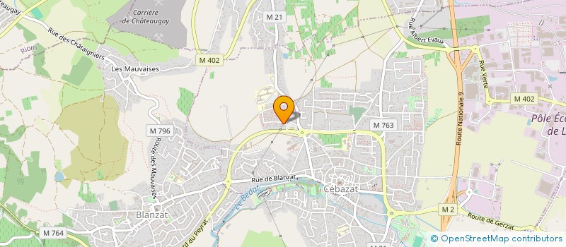 localisation de l'entreprise A L' UVRE, ON CONNAIT L'ARTISAN  CEBAZAT