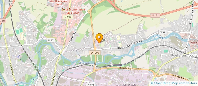 localisation de l'entreprise A.L.V.3  SUAUX