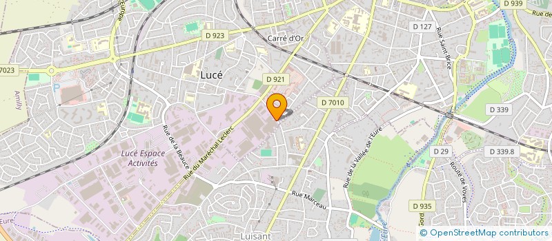 localisation de l'entreprise A.L.V à LUCE