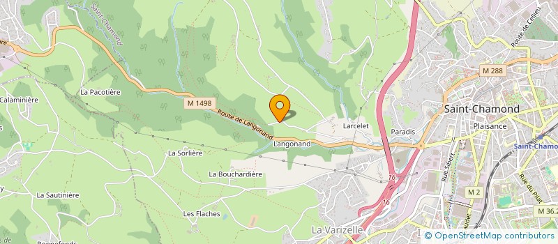 localisation de l'entreprise A.L.V. DEPANNAGE  SAINT-CHAMOND