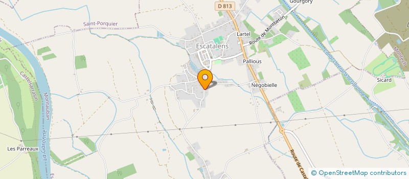 localisation de l'entreprise A.L.WATER  ESCATALENS