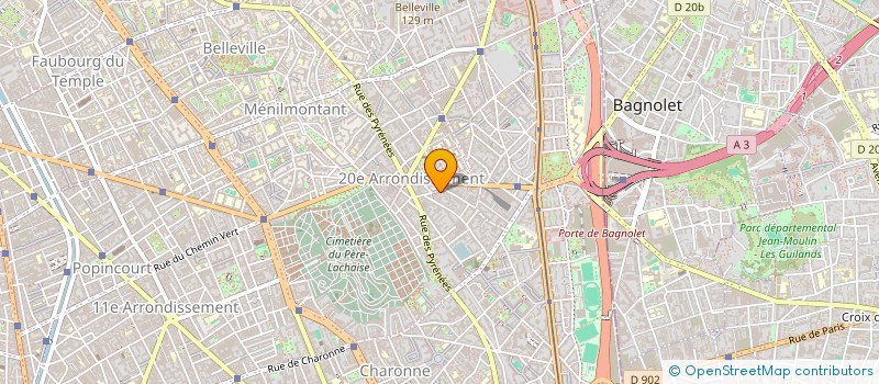 localisation de l'entreprise A L X N  PARIS