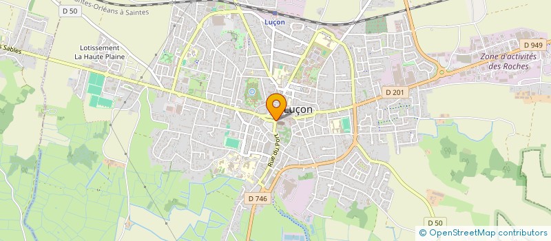 localisation de l'entreprise A L Z OPTIQUE à LUCON