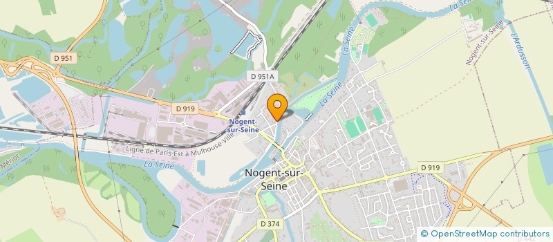 localisation de l'entreprise A LA BELLE DAME  NOGENT-SUR-SEINE