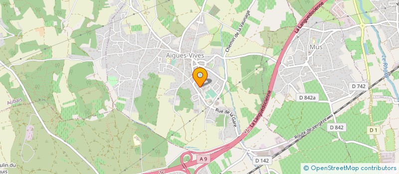 localisation de l'entreprise A LA BELLE ENSEIGNE à AIGUES-VIVES
