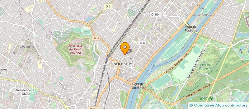localisation de l'entreprise A LA BELLE FRIMOUSSE à SURESNES