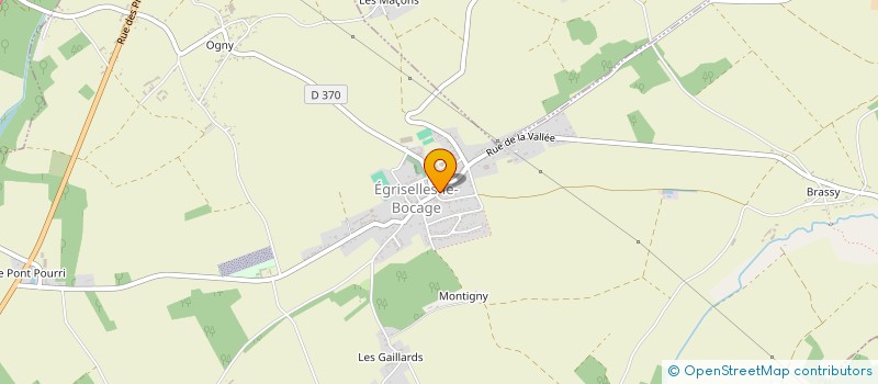 localisation de l'entreprise A LA BELLE GRIGNE  EGRISELLES-LE-BOCAGE