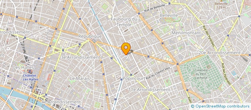 localisation de l'entreprise A LA BELLE MER à PARIS