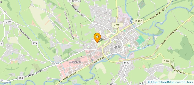 localisation de l'entreprise A LA BON'HEUR  CHARLIEU