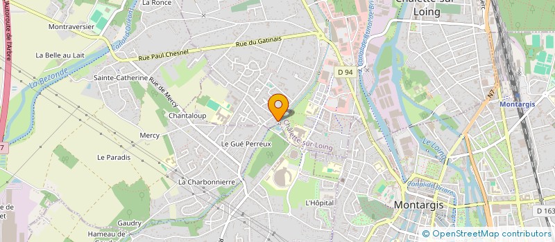 localisation de l'entreprise A LA BONNE AFFAIRE à CHALETTE-SUR-LOING