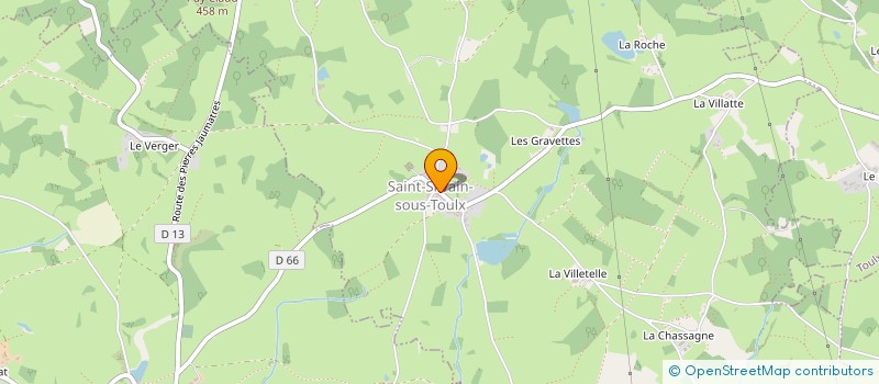 localisation de l'entreprise A LA BONNE BOUFFE  SAINT-SILVAIN-SOUS-TOULX