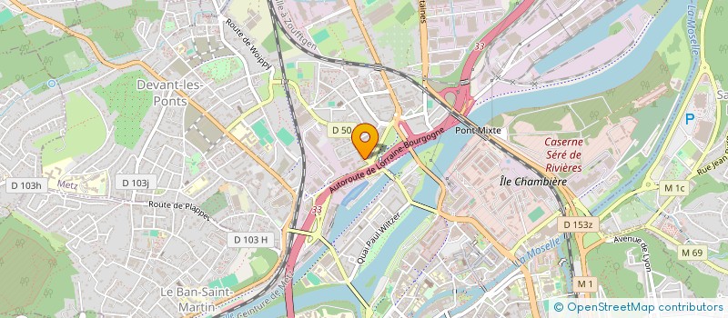 localisation de l'entreprise A LA BONNE FOURNEE  METZ